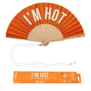 Vejár „I’m hot“ s trblietkami
