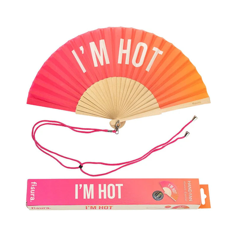Vejár „I'm hot“ s farebným prechodom