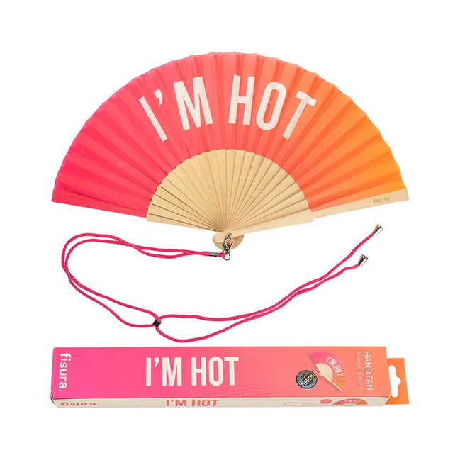 Vejár „I'm hot“ s farebným prechodom